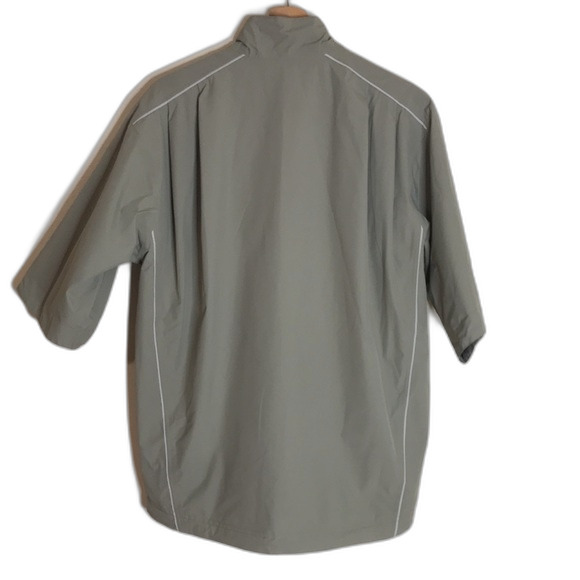 Zero Restriction tour series Golf Reversible Gray Jacket Quarter Zip Sz Small - Picture 8 of 13